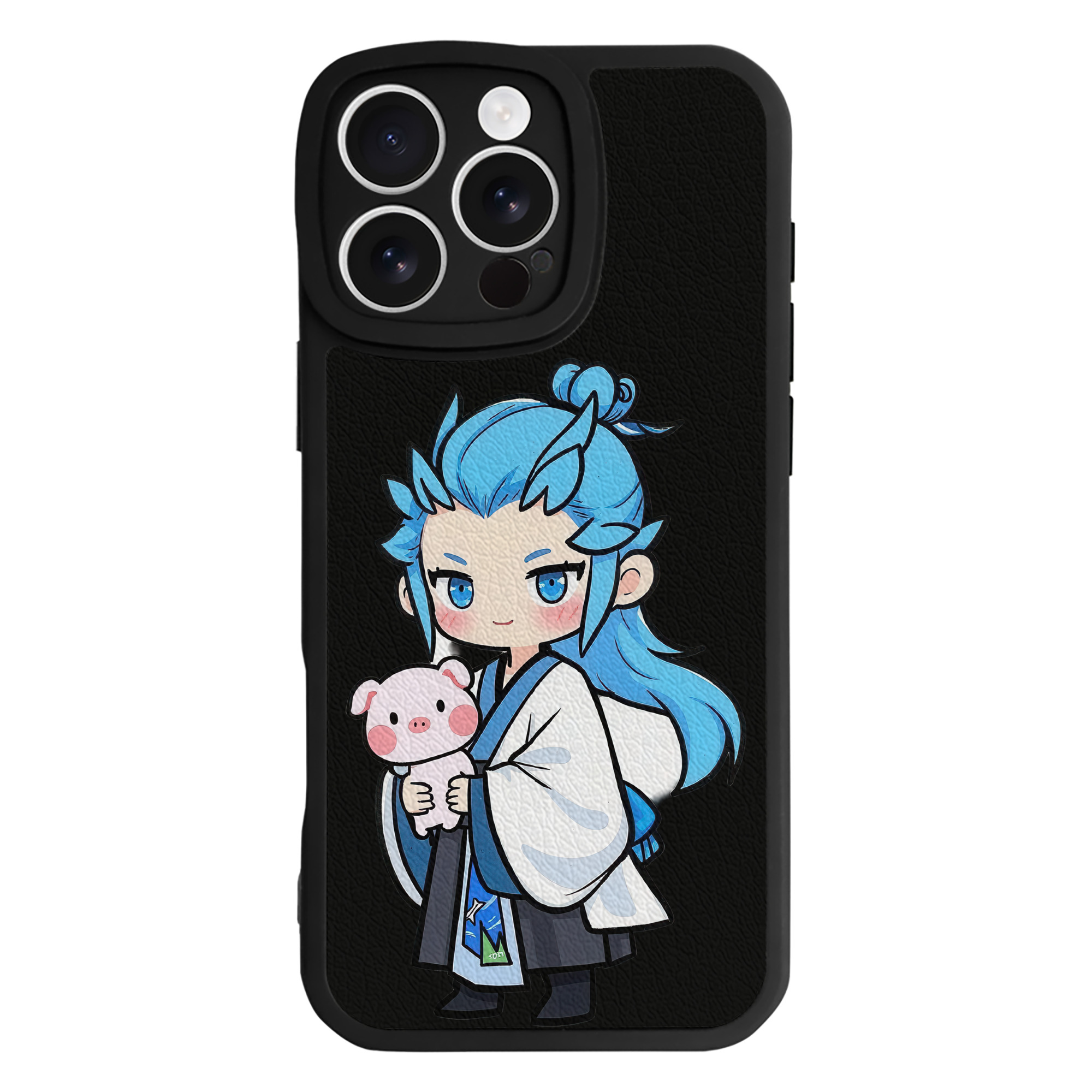 （画像用） Ne Zha 2 ナタ 魔童の大暴れ 【iPhone 16シリーズ対応】シリコンスマホケース（レザー調） 材質：シリコン